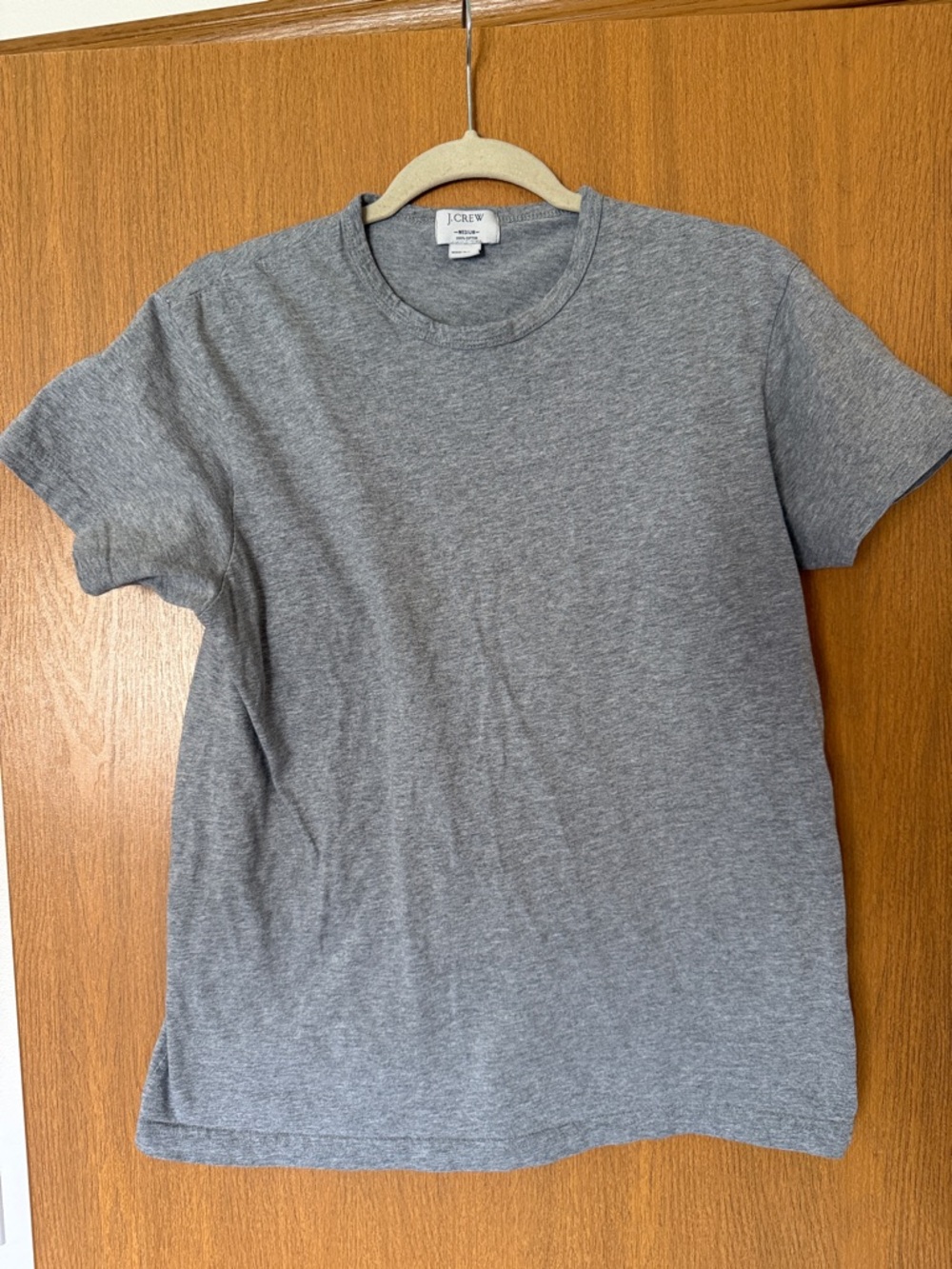 J.Crew Heather Gray 100% Cotton Crewneck Tee – Size Medium